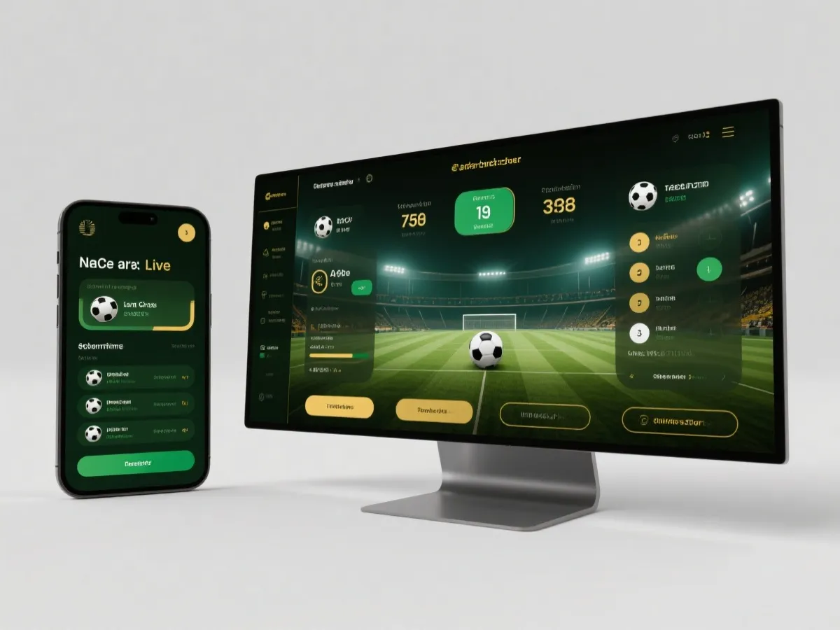 世界盃即時比分與數據介面展示