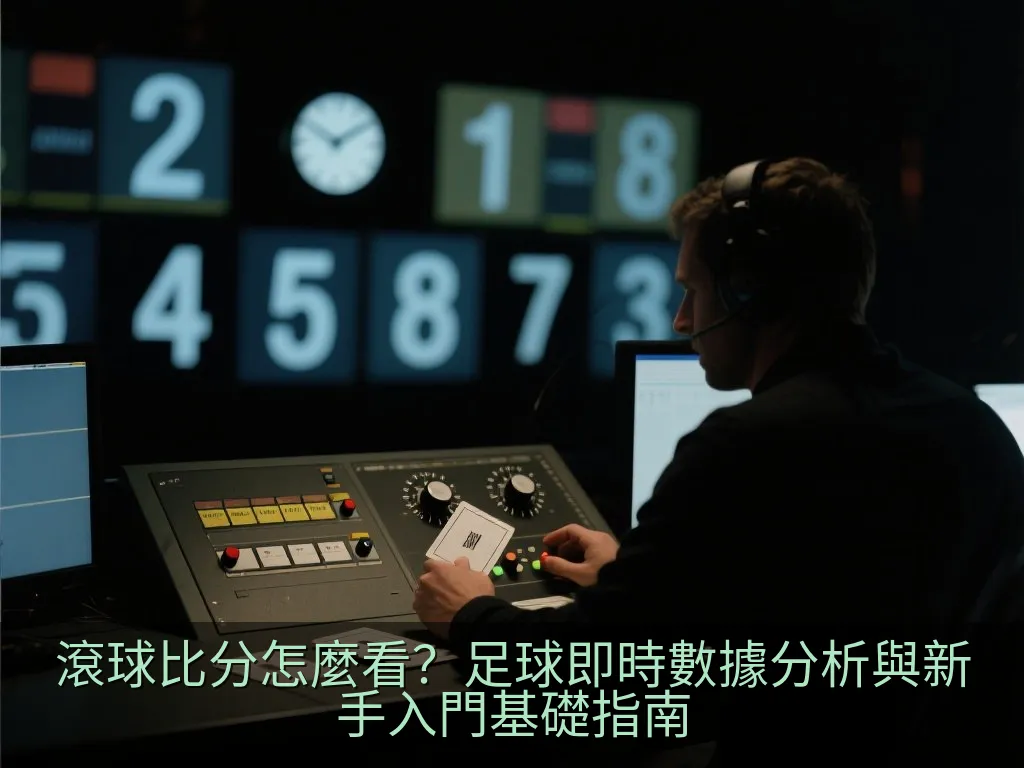 滾球比分怎麼看？足球即時數據分析與新手入門基礎指南